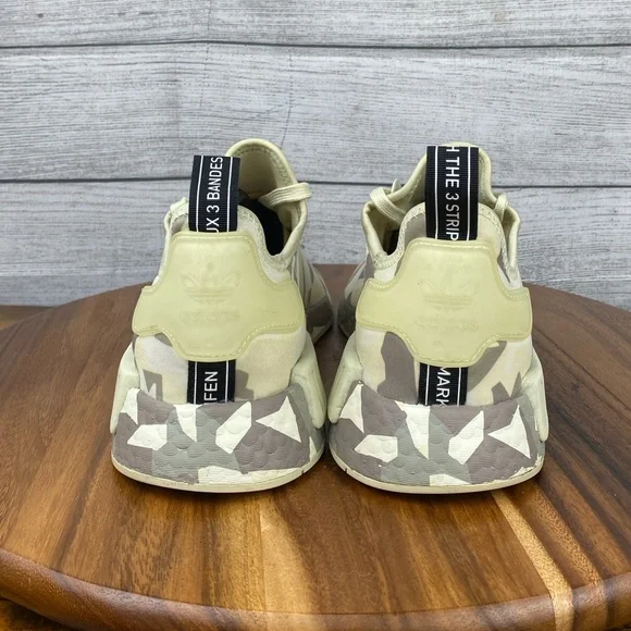 Adidas NMD R1 Fractal Camo Sand Men’s Shoes EF4262 Sneaker Size 10.5
